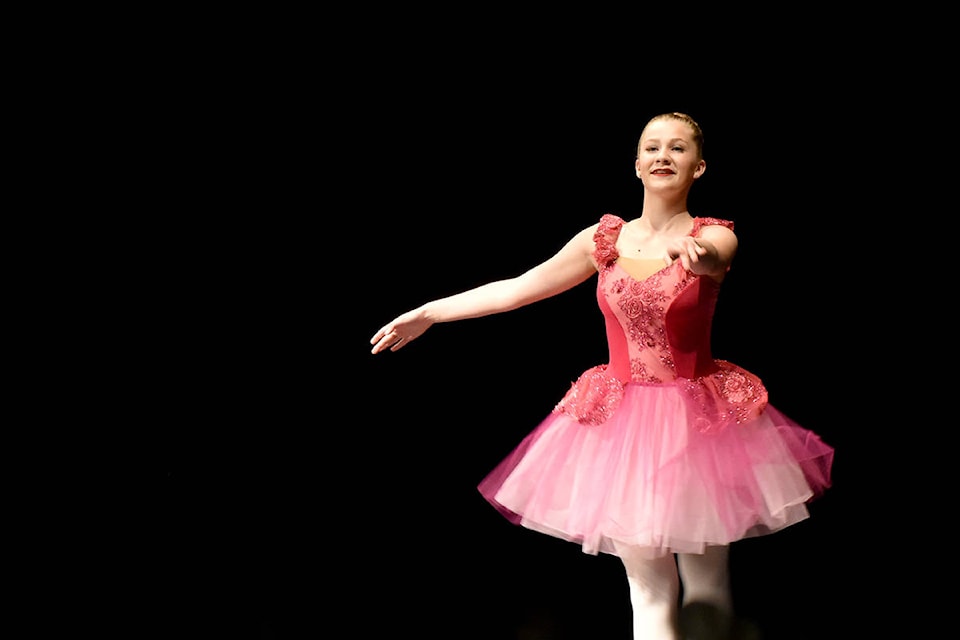 Alexis Mackenzie, a Junior Ballet Provincial Competitor, performs to And the Waltz Goes On. Heather Norman photos