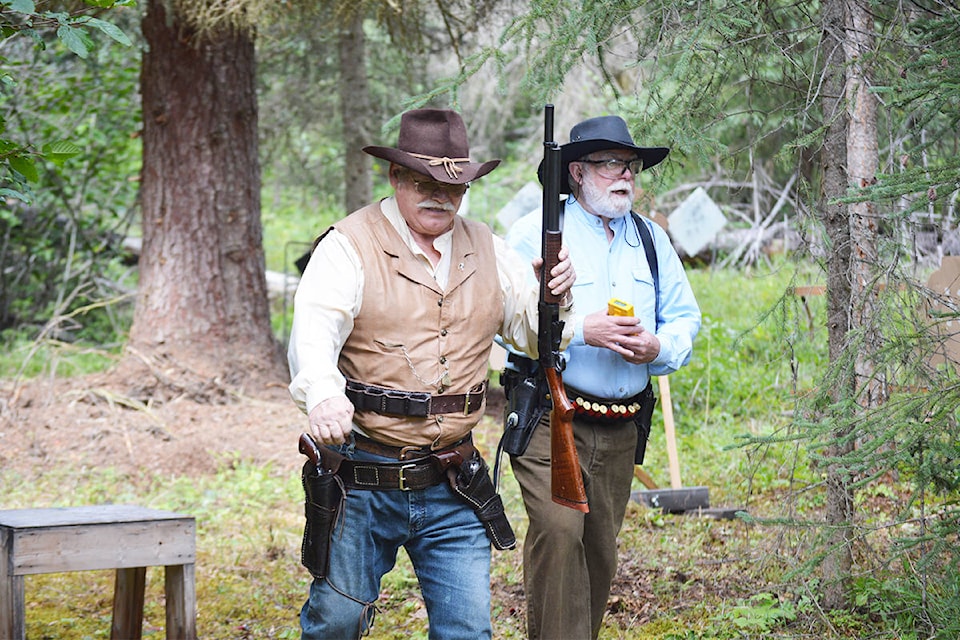 Doc Nowlin and Highland Whiskers were ready for cowboy action. Ronan O’Doherty photos