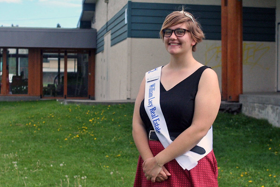 Oliva van den Elzen is an Quesnel Ambassador Candidate for 2021, sponsored by William Lacy Real Estate. (Cassidy Dankochik Photo - Quesnel Cariboo Observer)