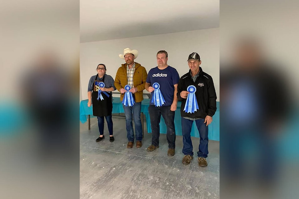 Ashley Schmidt (left) described Oct. 16 as an emotional night when the Blue Jay Memorial Award was presented for the first time by the North Cariboo Gymkhana Society. (North Cariboo Gymkhana Society- Quesnel BC Facebook photo)