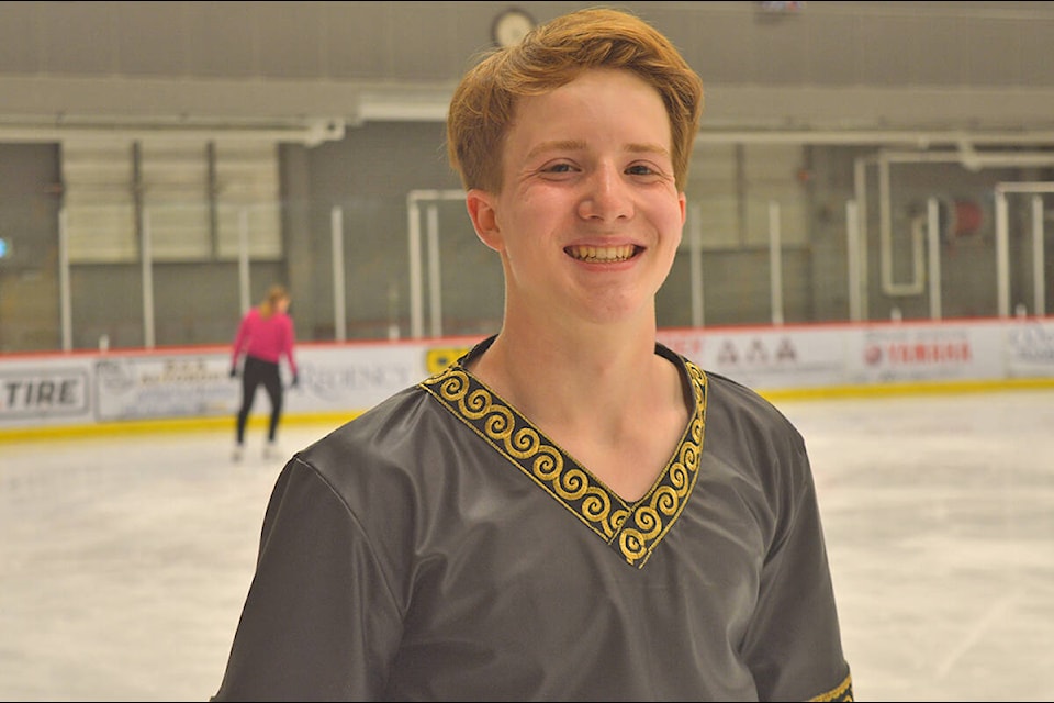 Mitchell Dunn, 16, is competing this weekend in Parksville. (Rebecca Dyok photo)