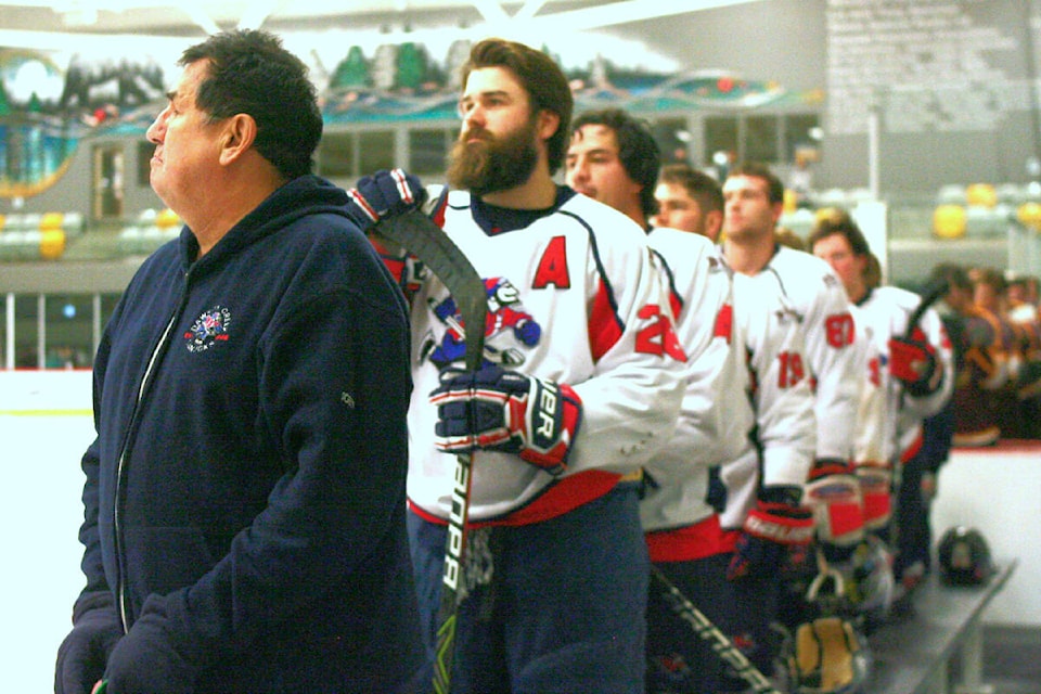 Dawson Creek’s league is not playing in the 2021/2022 season, so the team has to play six exhibition games to qualify for Coy Cup playdowns. (Cassidy Dankochik photo - Quesnel Cariboo Observer)