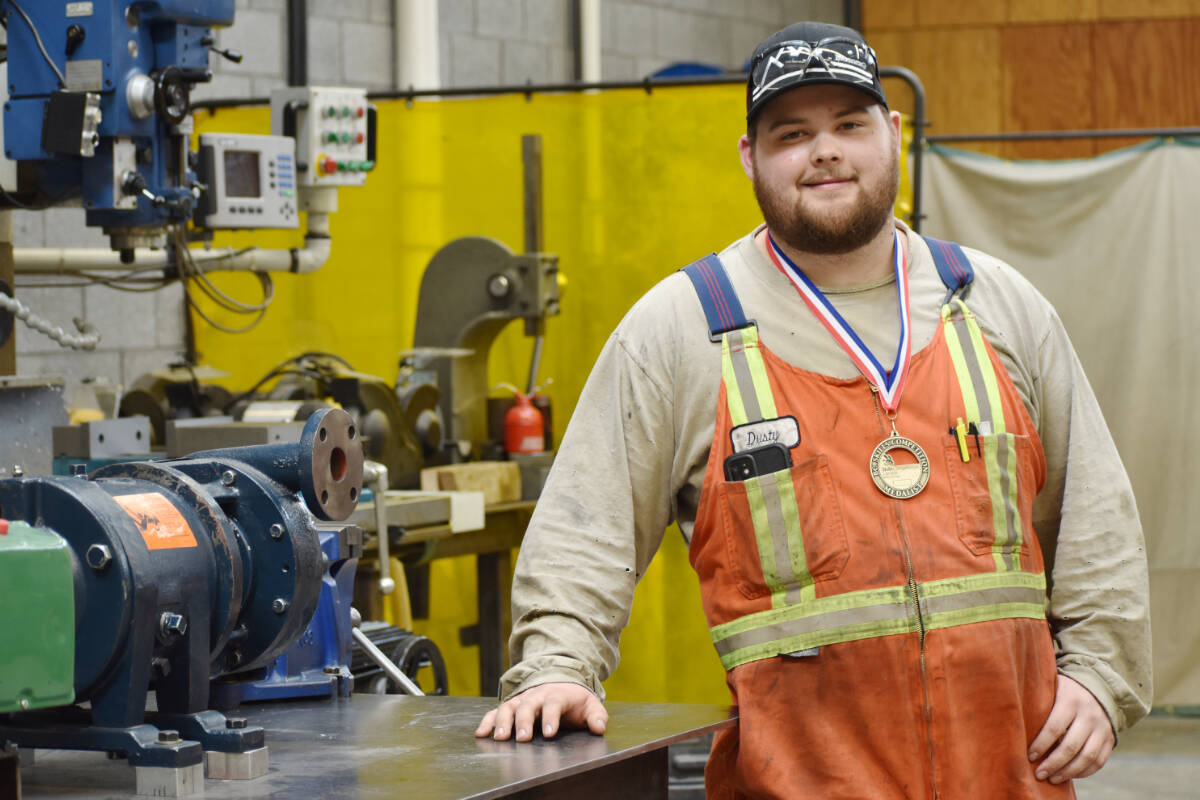 Quesnel millwright wins provincial competition Quesnel Cariboo Observer