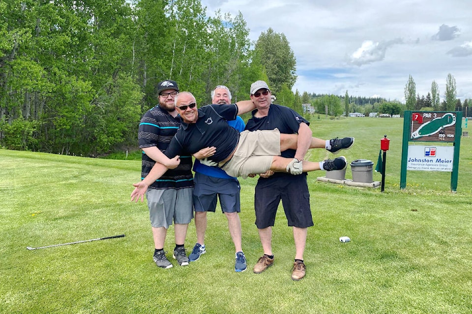 Golfers from as far away as Nanaimo and Prince George recently helped raise more than $14,500 for Big Brothers Big Sisters of Quesnel. (Photo supplied by Big Brothers Big Sisters of Quesnel)