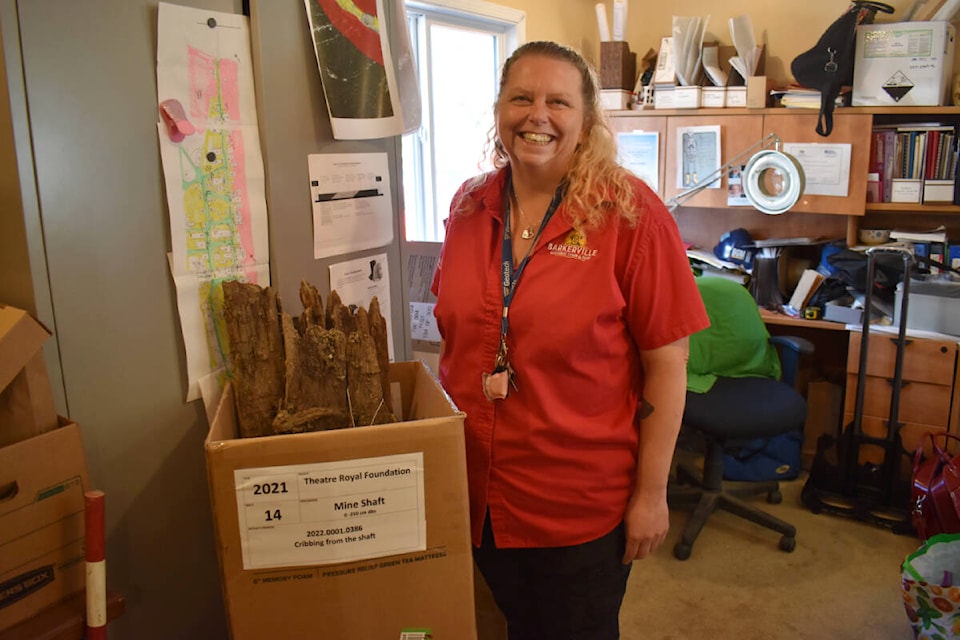 Dawn Ainsley has been working as an archaeologist with Barkerville Historic Town and Park since 2015.(Rebecca Dyok photo — Quesnel Observer)
