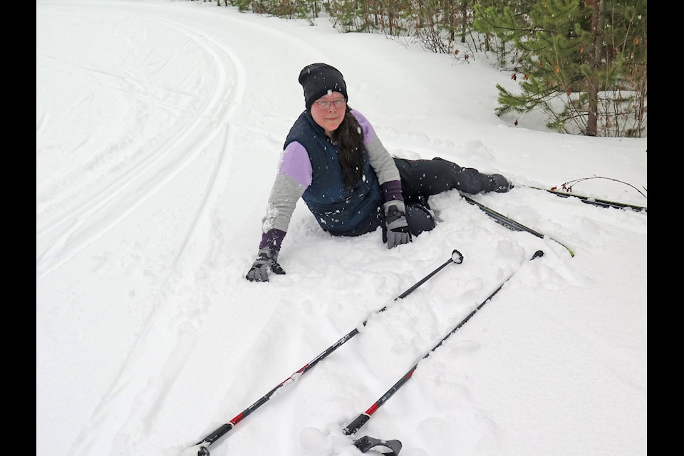 Free Press reporter Fiona Grisswell found it was harder to get back into cross-country skiing than she expected. But she can’t wait to get back out and conquer the 100 Mile Nordic trails at 99 Mile. (Kelly Sinoski photo- 100 Mile Free Press)