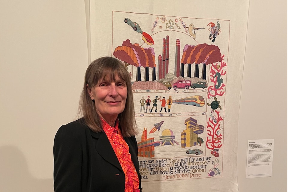 Calgary artist Sandra Sawatzky's embroiders show The Age of Uncertainty can be seen at the Red Deer Museum and Art Gallery until Feb. 6. (Advocate file photo)