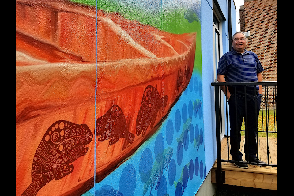 Lloyd Desjarlais, Dean of Indigenous Initiatives at RDP, said he appreciated the efforts of the different departments at Red Deer Polytechnic that helped collaborate on the new Pónokaisissáhta Indigenous Student Centre. (Photo by SUSAN ZIELINSKI/Advocate staff)