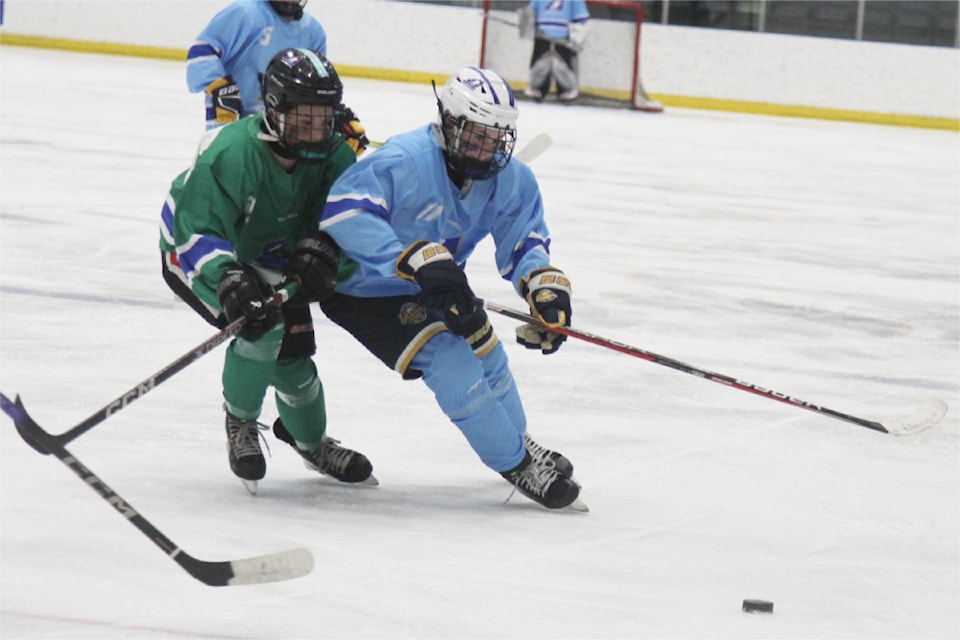 The 2025 Hockey Challenge features Alberta's top female hockey players born in 2010 and 2011. (Photo by Sean McIntosh/Advocate staff)