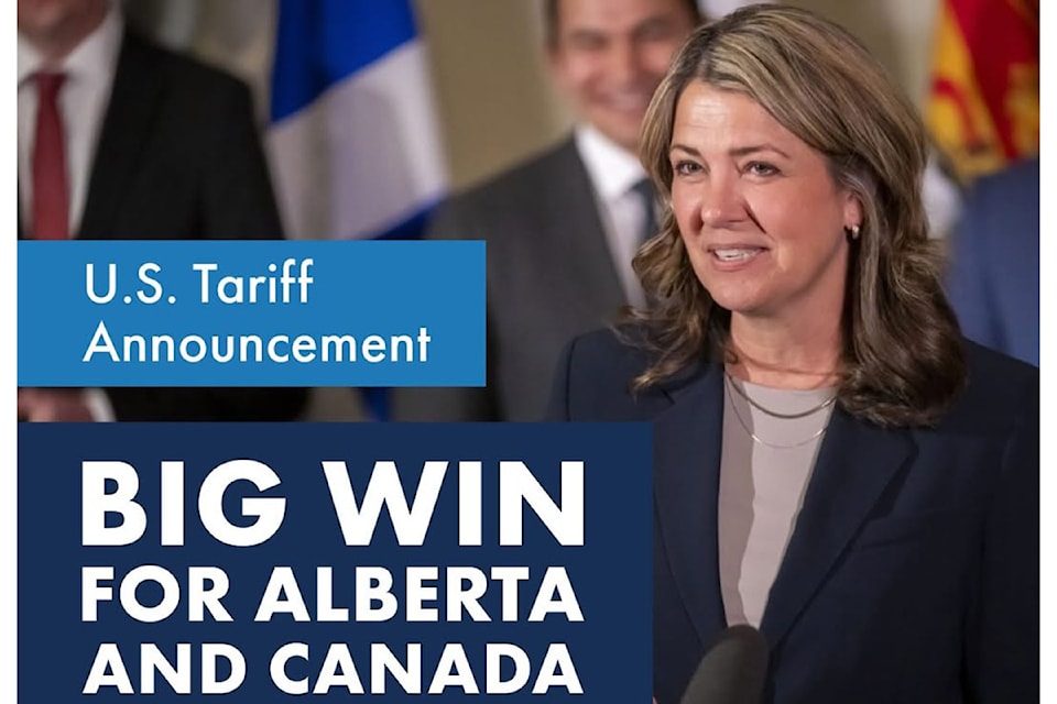 Alberta premier calls Trump tariffs an