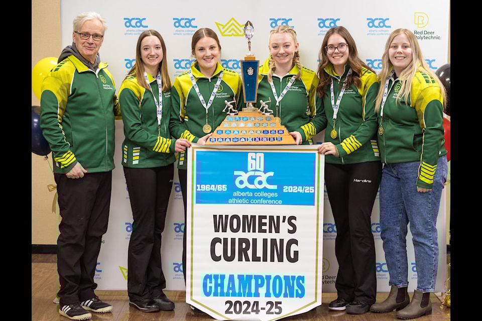 The RDP Queens won the ACAC provincial curling title on home ice. 