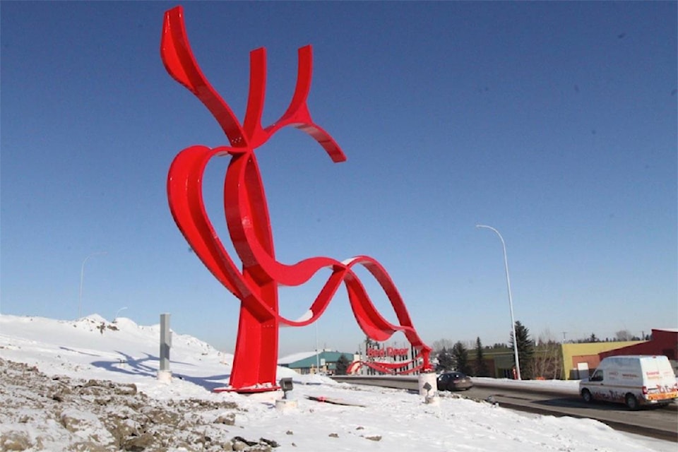 red-deer-sign