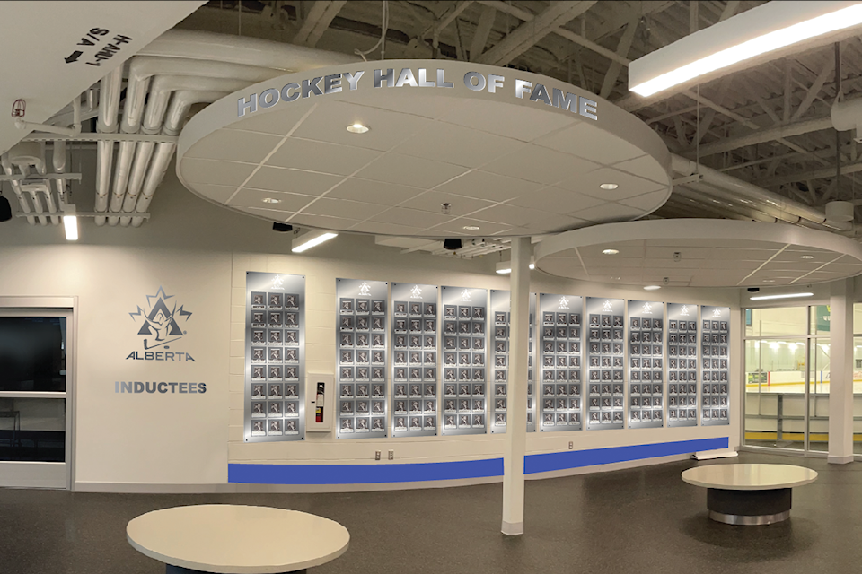 Image shows how the Alberta Hockey Hall of Fame might look at Gary W. Harris Canada Games Centre (Image contributed)