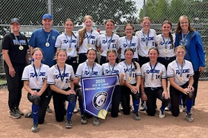 Red Deer Rage wins U15 B provincial championship