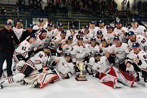 Innisfail Eagles win senior AA hockey title