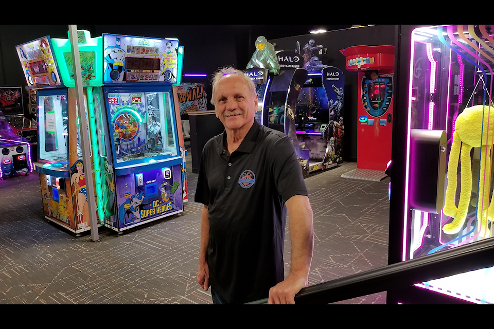 Owner Jim Roth will be celebrating the one-year anniversary of The Boardwalk on Gaetz Entertainment Centre in June 2025. (Photo by SUSAN ZIELINSKI/Advocate staff)