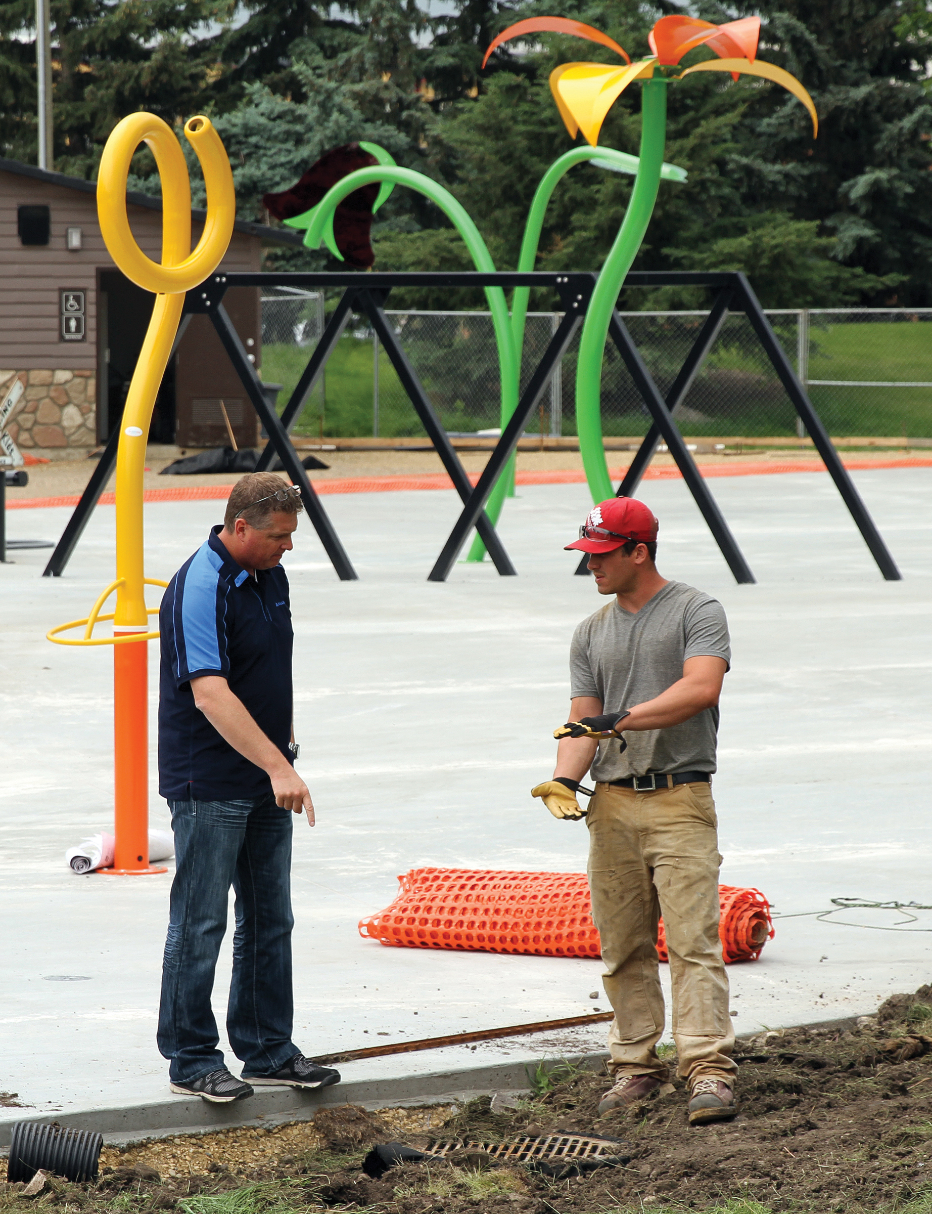 Spray Park Construction Red Deer Advocate