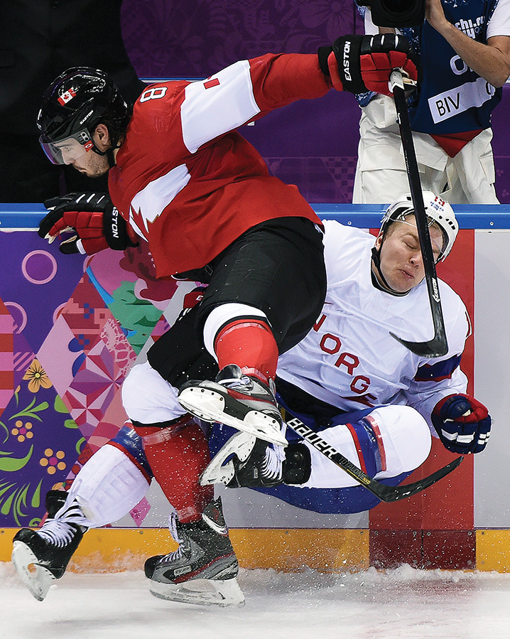 Canada opens Olympic men s hockey with win over Norway Red Deer