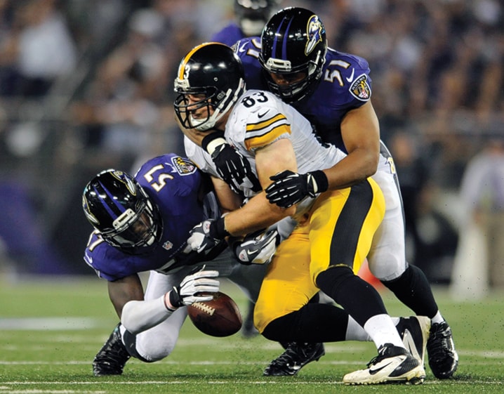 Heath Miller, Daryl Smith, C.J. Mosley