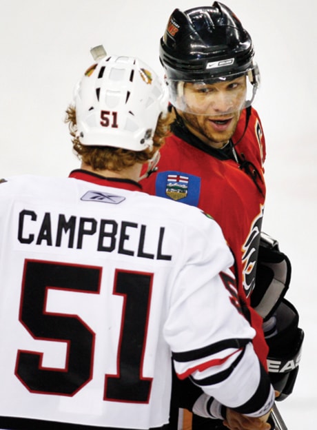 Brian Campbell, Jarome Iginla