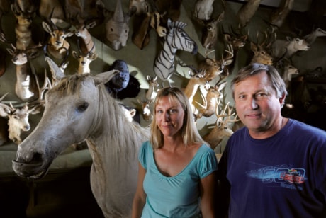 Pets Trigger's Taxidermist gary and mary robbins
