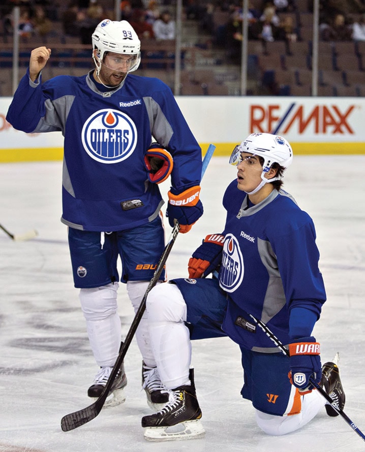 Sam Gager, Nail Yakupov.