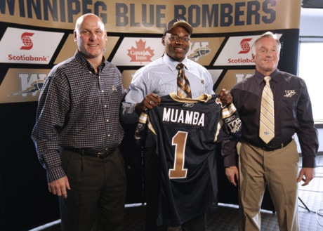 Henoc Muamba taken first overall by Bombers