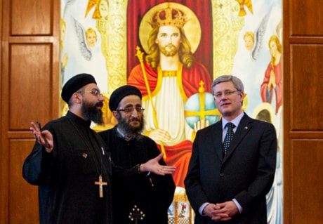 Stephen Harper, Pishoy Wasfy, Angelos Saad