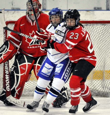 Womens ice hockey friendly tournament Finland vs Canada - Kerava, Finland