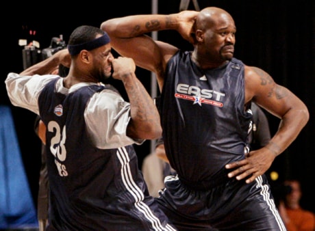 Shaquille O'Neal, LeBron James