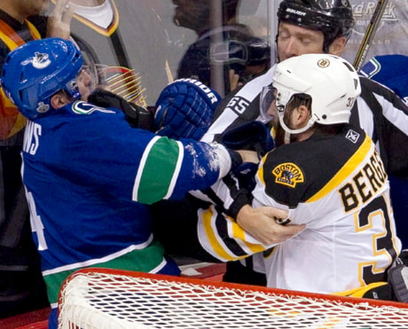 Alex Burrows; Patrice Bergeron;