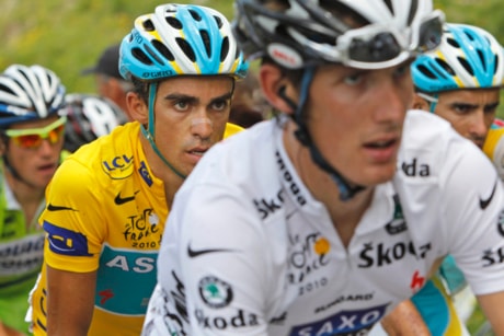 Andy Schleck, Alberto Contador