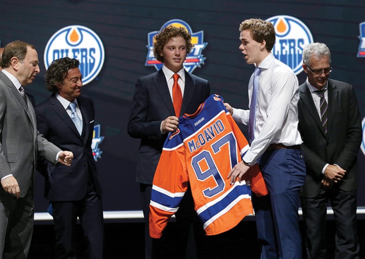 Oilers make it official, draft Connor McDavid with first pick of NHL