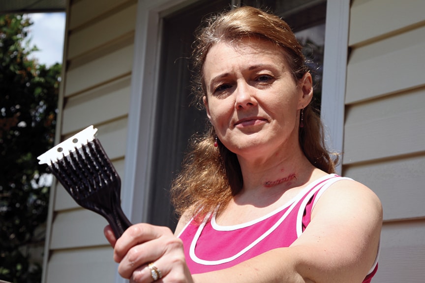 WEB-Woman-eats-bristle-from-grill-brush