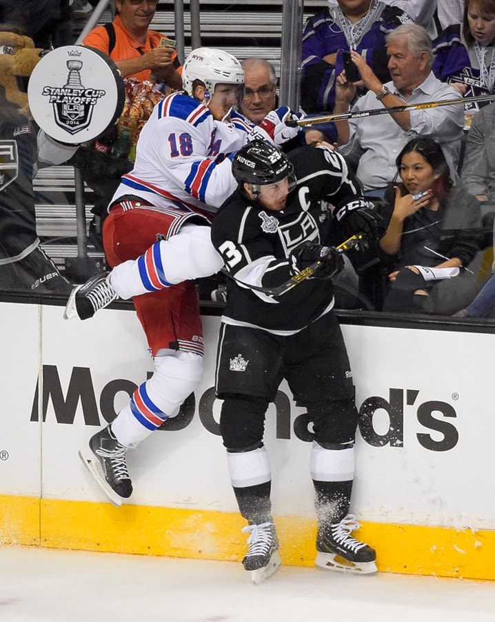 Marc Staal, Dustin Brown