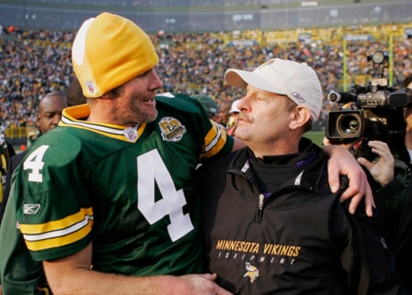 Brad Childress, Brett Favre