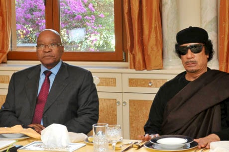 Jacob Zuma, Moammar Gadhafi