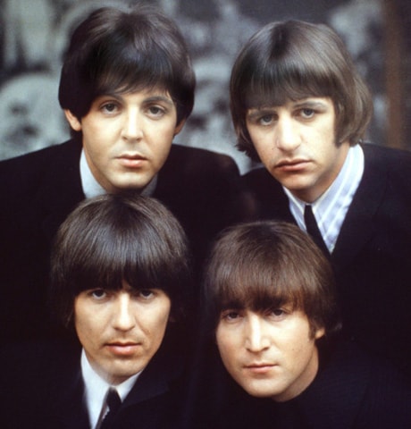 Paul McCartney, Ringo Starr, John Lennon, George Harrison.
