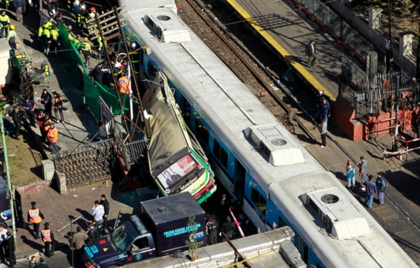 Argentina Bus Train Crash