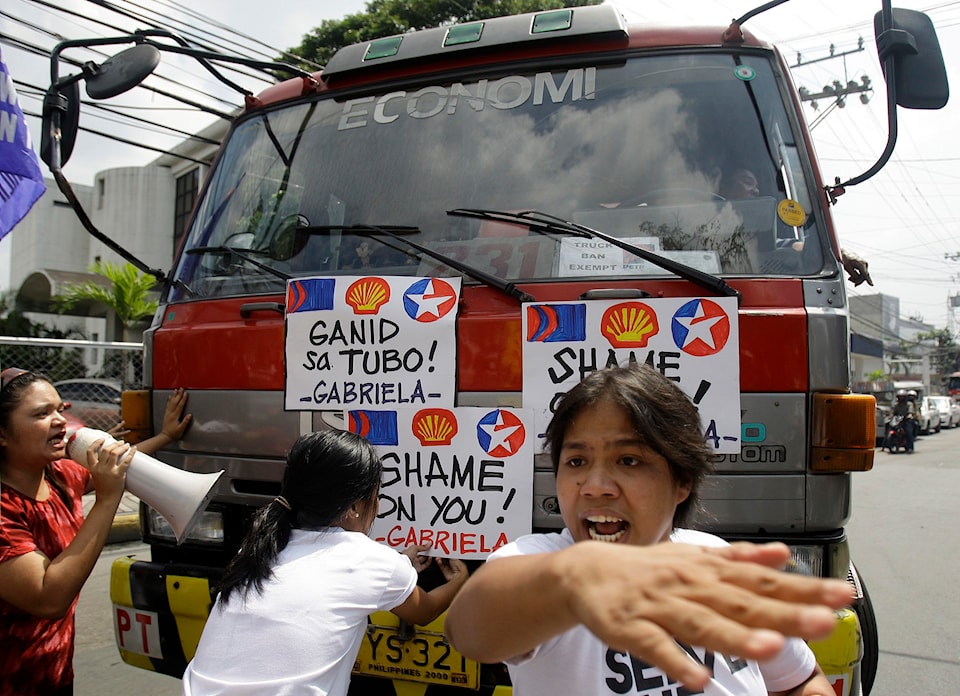 Philippines Oil Protest