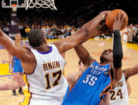 Andrew Bynum, Kevin Durant