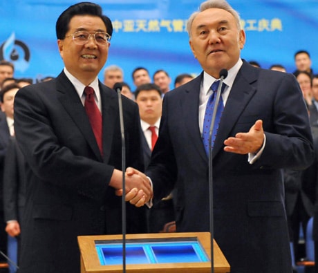 Hu Jintao, Nursultan Nazarbayev