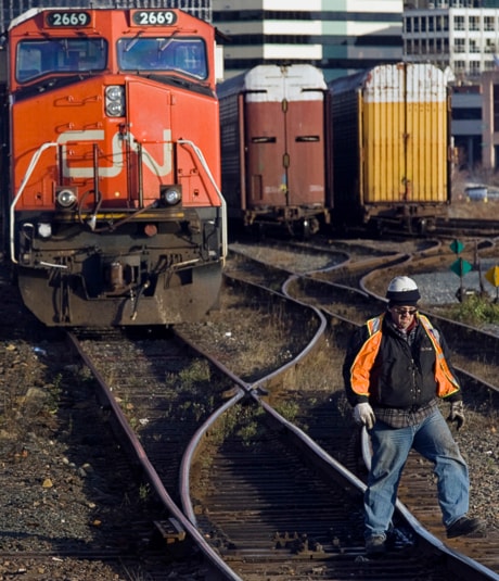 CN Rail Strike 20091129