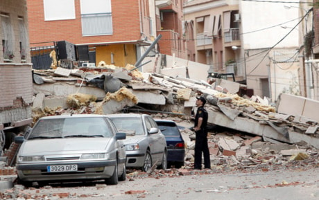 Spain Earthquake TOPIX