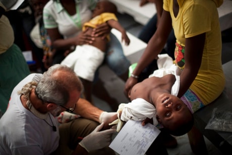 APTOPIX Haiti Disease Outbreak