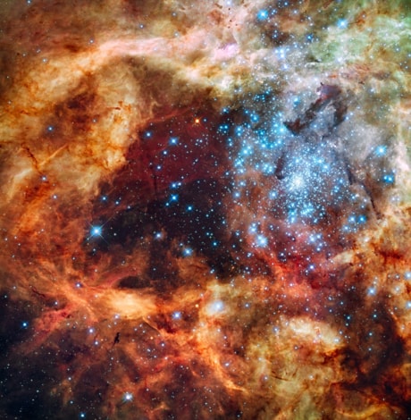 Hubble Star Forming Region TOPIX