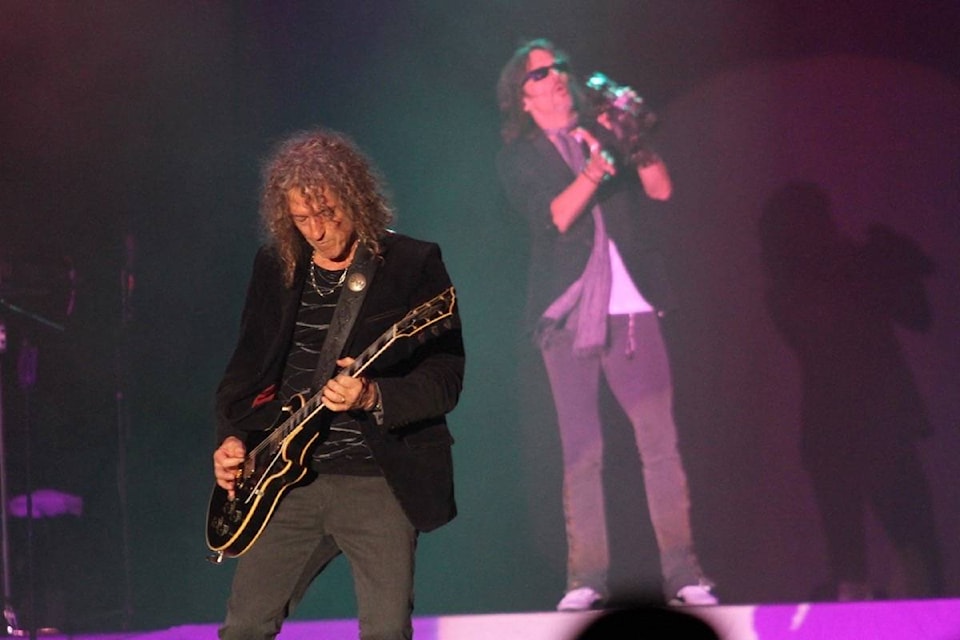 Foreigner took the stage at the ENMAX Centrium in Red Deer on Friday night playing its smash hit songs such as Cold As Ice, I Want To Know What Love Is and Double Vision. (Photo by Sean McIntosh/Advocate staff)