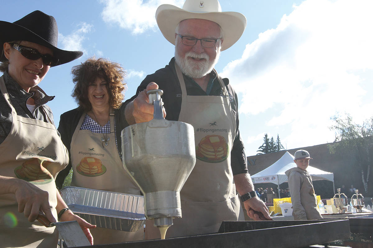 WATCH Red Deer serves up (and devours) thousands of pancakes at Bower