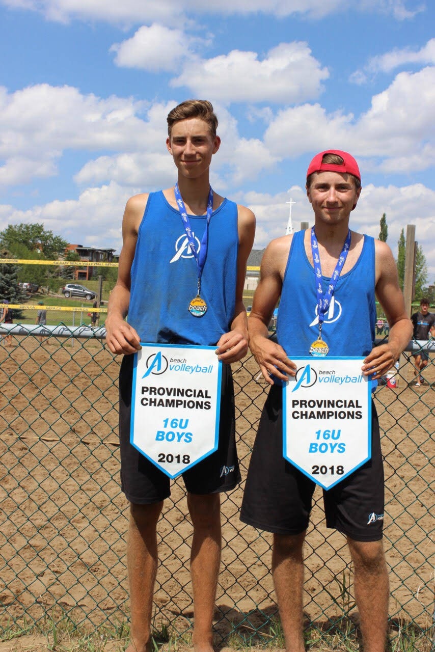 Local players medal at Volleyball Alberta Beach Volleyball Provincials