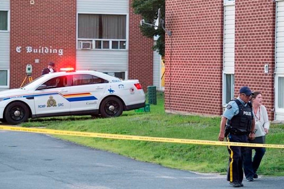 13126296_web1_180814-RDA-Fredericton-police-release-scene-of-shooting-spree-but-damage-remains_1